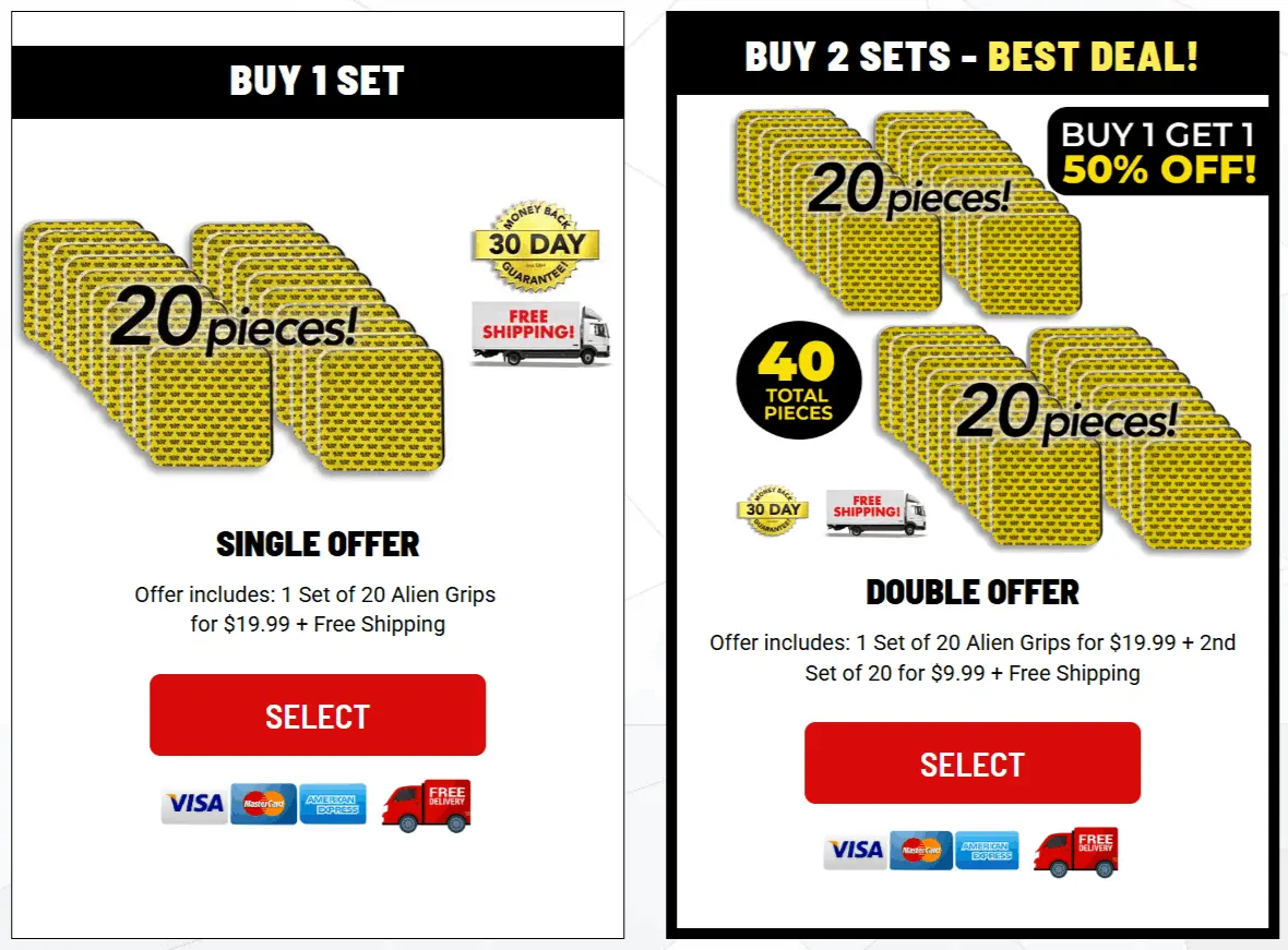 Alien Grips Best price package offer